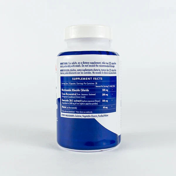NAD+ Resveratrol | Suplemento Rejuvenecedor
