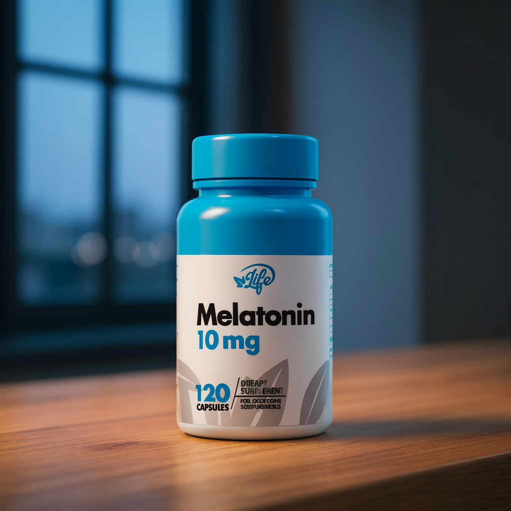 Melatonina 10mg – Sueño Profundo y Natural (120 Cápsulas)