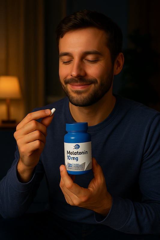 Melatonina 10mg – Sueño Profundo y Natural (120 Cápsulas)